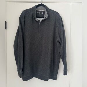 Walter Hagen 11 Majors XXL Gray Quarter Zip Golf Pullover